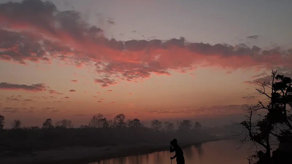 Sunset View in sauraha