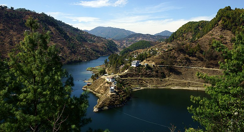 Indra sarovar lake, chitlang