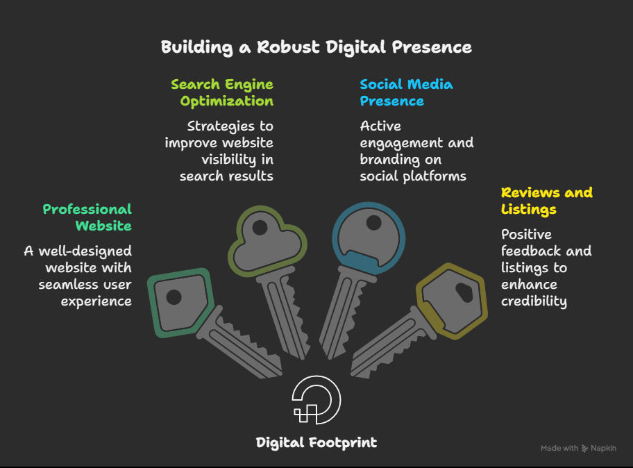 digital footprint for trekking companies