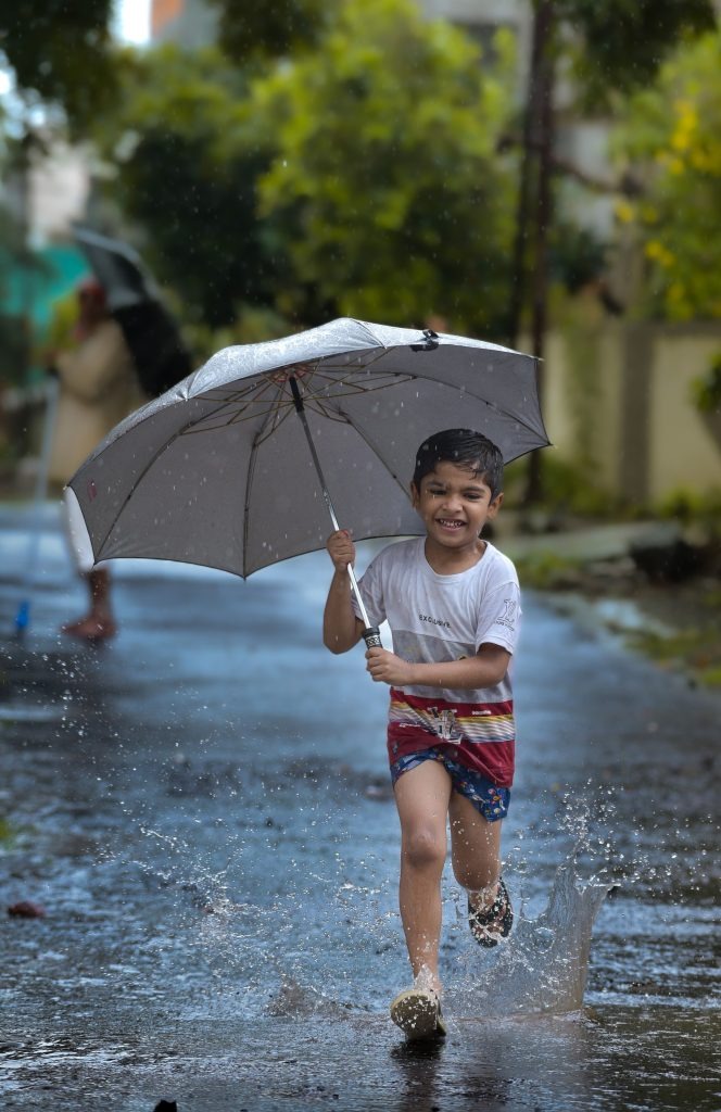 Monsoon season in Nepal